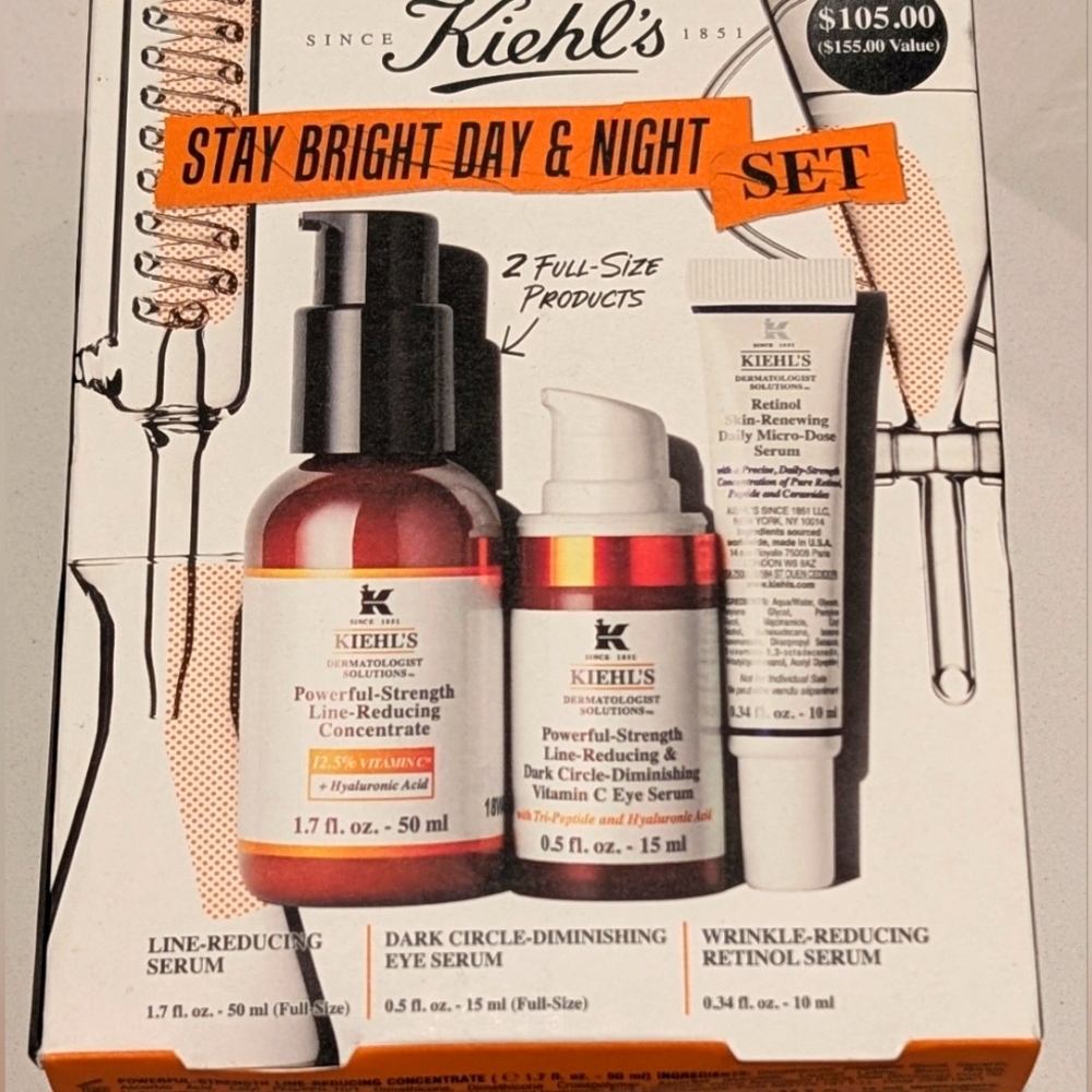 Kiehl's Stay Bright Day & Night Set